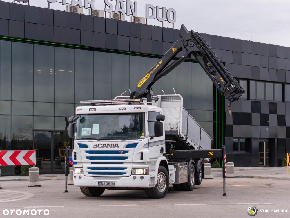 Scania P320 6x2 Palfinger PK 18002 EH HDS Żuraw Wywrotka - 8