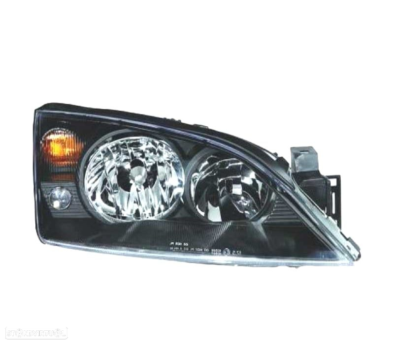FARÓIS FORD MONDEO 01-07 FUNDO PRETO - 2