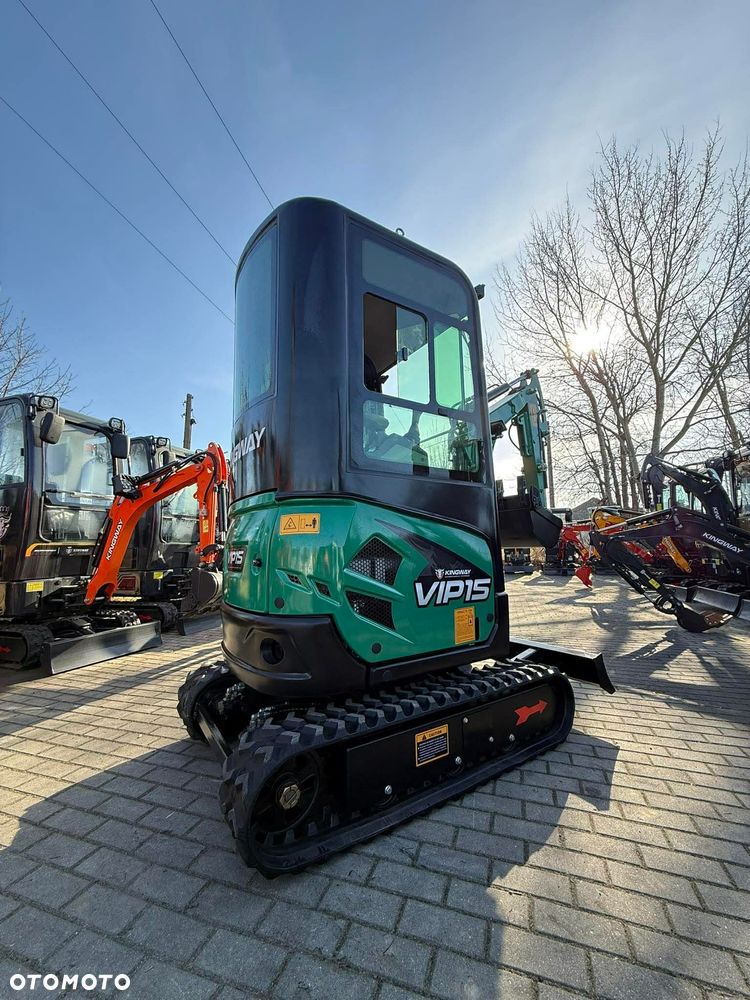 Kingway SV15 JOISTICK KABINA Ramię skr 1500kg 3 łyżki 3-cyl SILNIK 25KM D - 1