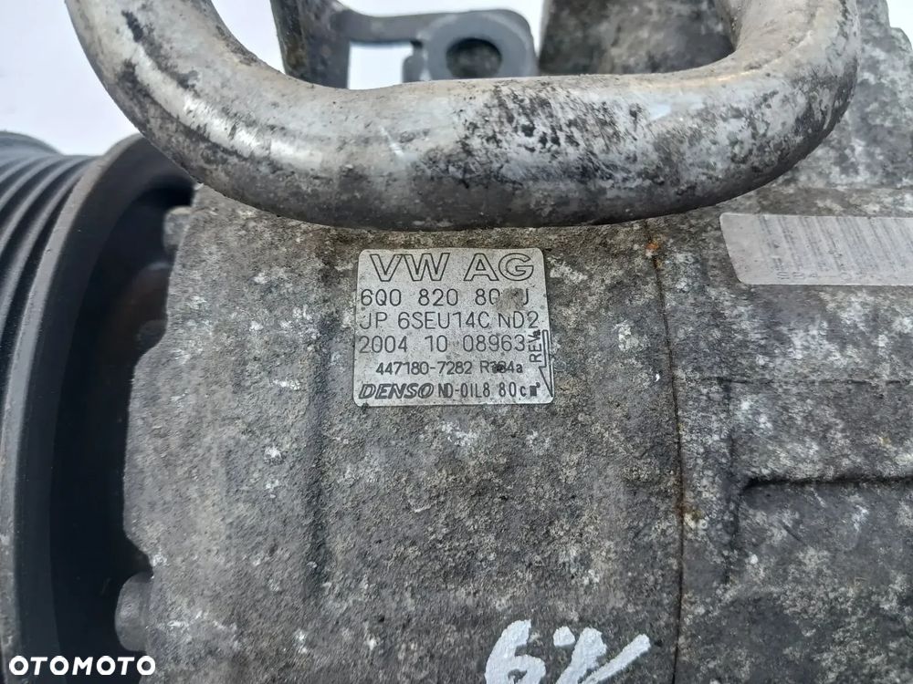 Kompresor klimatyzacji Seat Ibiza III Denso 6Q0820803J 1,4tdi 1,9tdi volkswagen polo skoda - 2