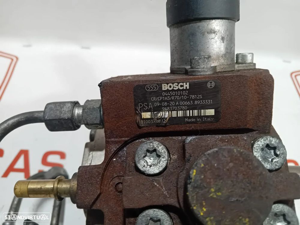 Bomba de Pressão Citroen Picasso C4 Berlingo Peugeot Motor PSA 1.6 HDI 0445010102 9683703780 Original - 4