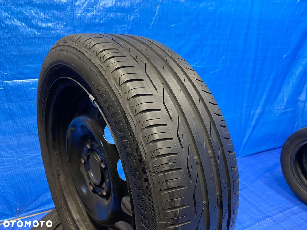 KOŁA KOŁO FELGA STALOWE 6,5J 16" ET42 5X120; 72,6mm KOMPLET ; OPONY LETNIE LATO BRIDGESTONE 5,5mm FELGI OE BMW 1 SERIA E81 E82 E87  3 SERIA E36 E46 E90 E91 F20 F22 ITP. - 5