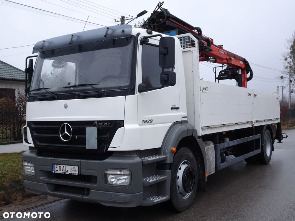 Mercedes-Benz AXOR 1829 HDS ATLAS 145.2 budowlanka z Niemiec chwytak idealny - 1