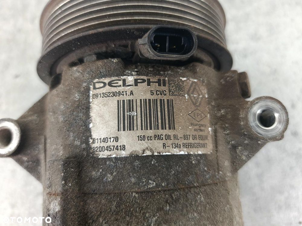 POMPA, SPRĘŻARKA KLIMATYZACJI RENAULT MEGANE II 8200457418 DELPHI 2.0 16V - 7