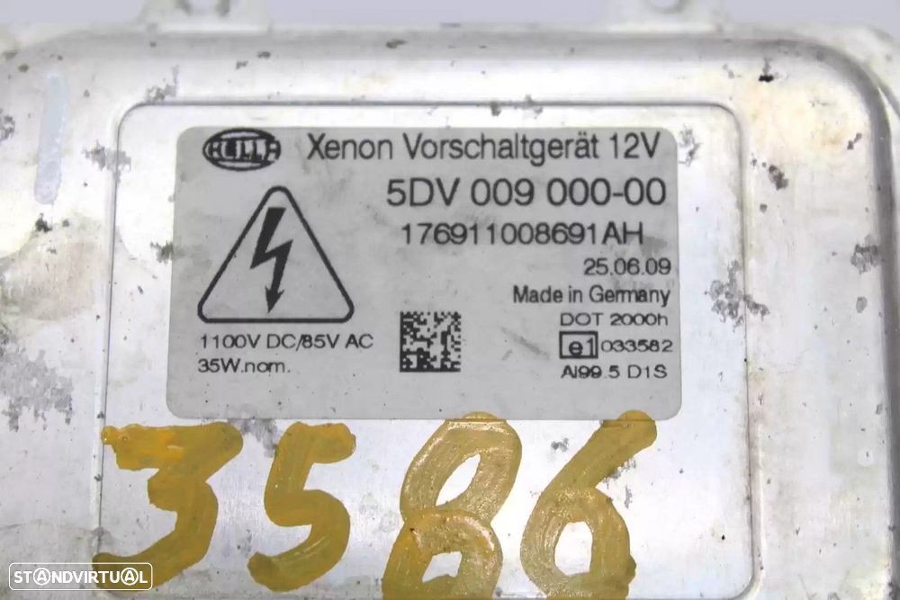 CENTRALINA FARÓIS XENON BMW X5 2009 -176911008691AH - 2