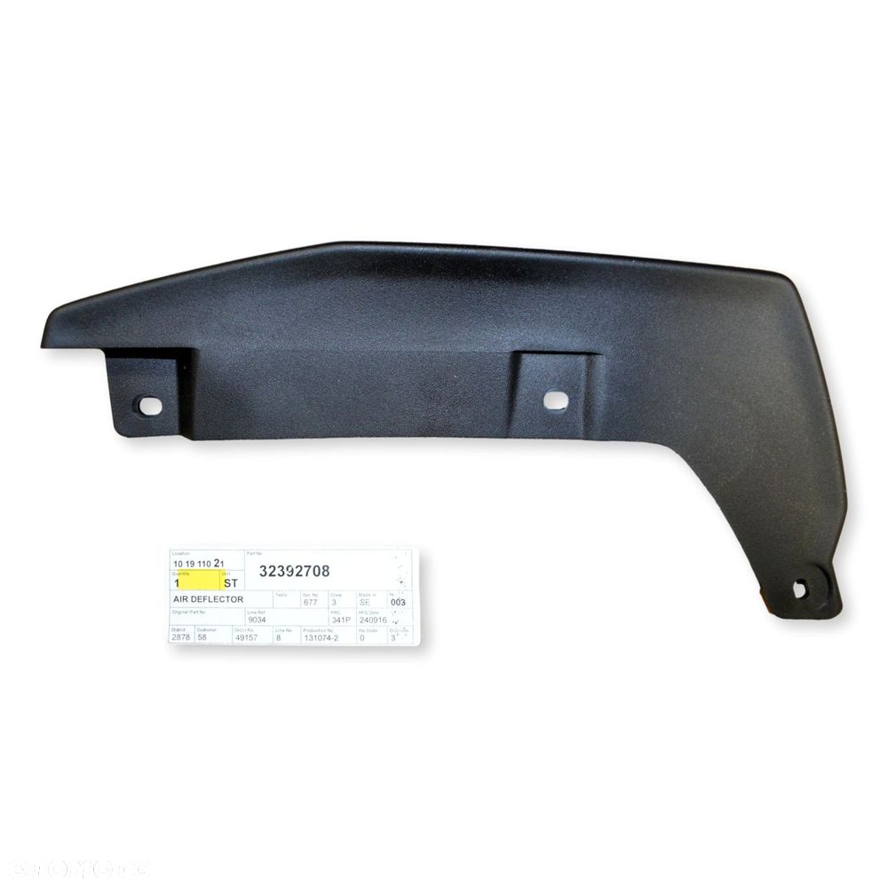 VOLVO XC90 deflektor powietrza błotnika lewy OE 32392708 - 2