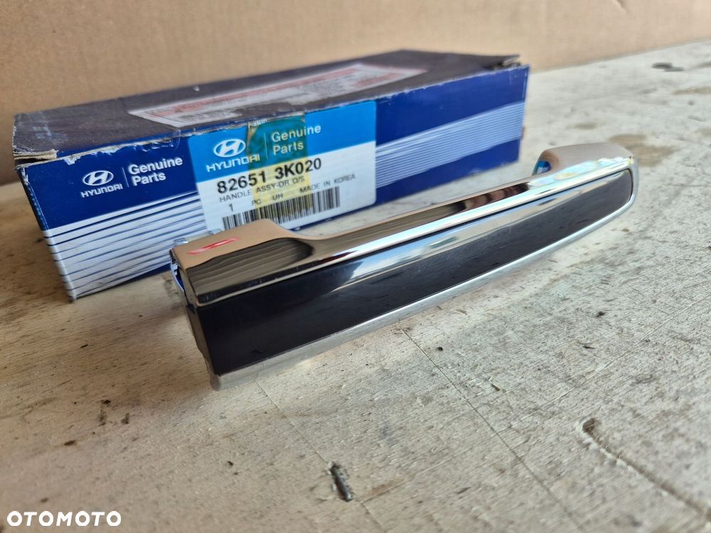 KLAMKA ZEWNĘTRZNA DRZWI CHROM HYUNDAI SONATA 2004- 82651-3K020 NOWA ORYG - 2