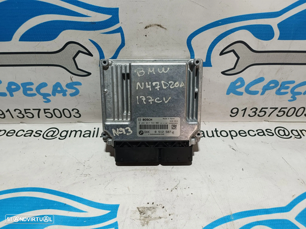 CENTRALINA ECU MOTOR BMW E90 16V 177CV N47D20A 80966762 0281016925 DDE851059201 DDE8510592 8510592 030420980 SERIE 3 E90 E91 SERIE 1 E87 E81 118D X1 E84 18D N47D20A