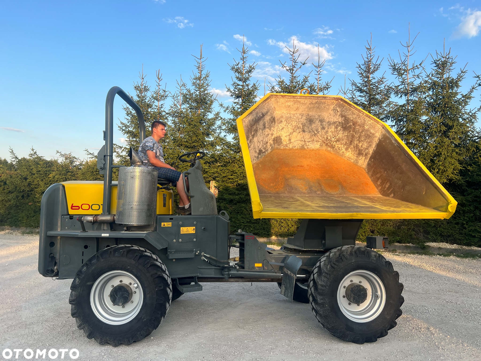 Wacker Neuson WOZIDŁO BUDOWLANE 6ton WACKER NEUSON 6001 4x4 3 4m3 obrotowa wywrotka 3 Stronna Thwaites Benford MECALAC Ausa sxr TEREX Deutz 4 cyl ST TA6s kiper taczka wysyp - 19