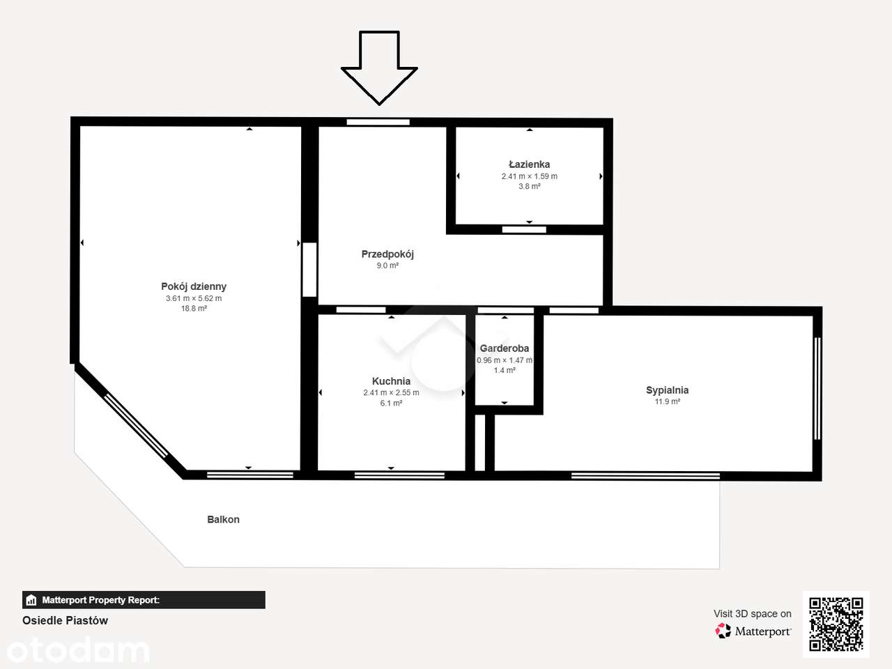 MILE WIDZIANI STUDENCI | 2 pokoje na wynajem | duży balkon