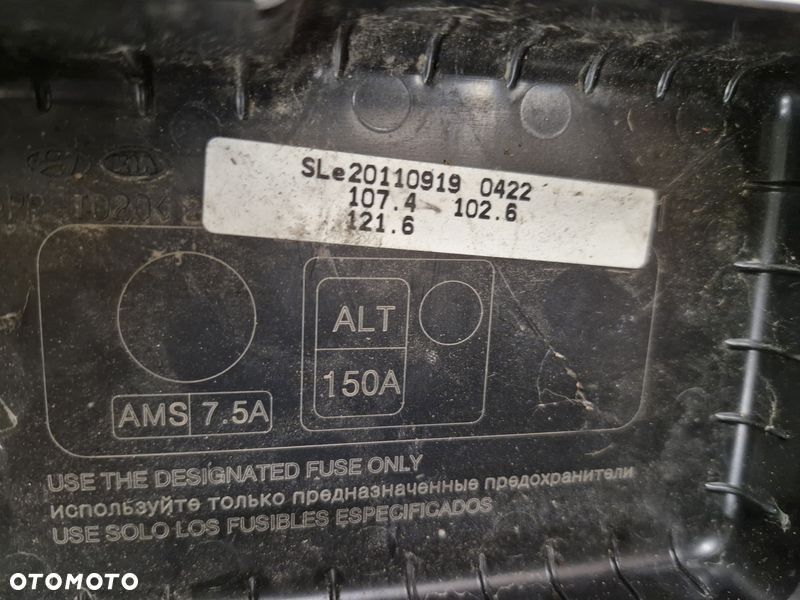 kia sportage 3 iii 1.7 crdi klema wiązka plusowa 91850-3u311 - 6