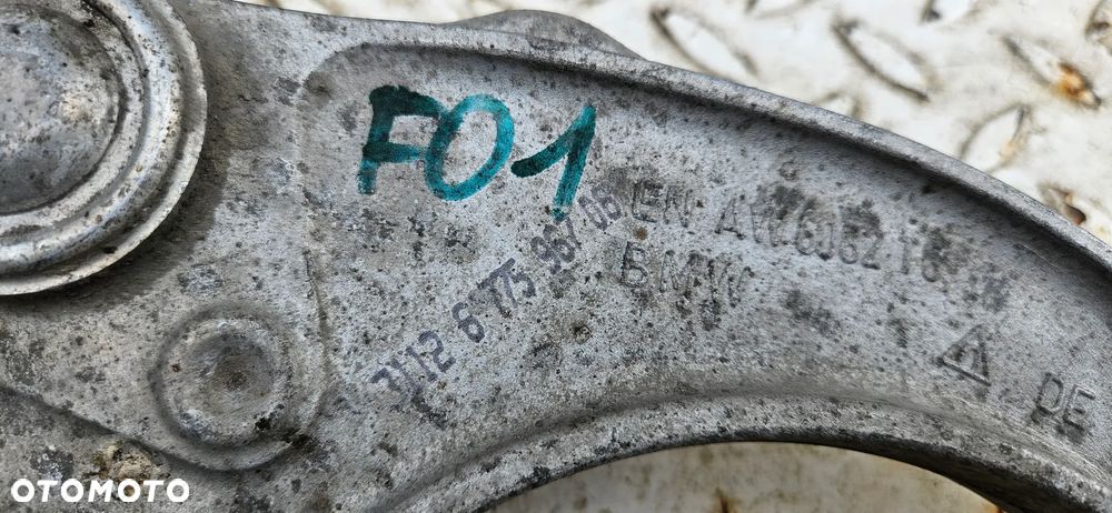 BMW 7 F01 XDRIVE 4x4 Zwrotnica przód prawy lewy Zawieszenie przednie prawe lewe Wahacz górny - 5