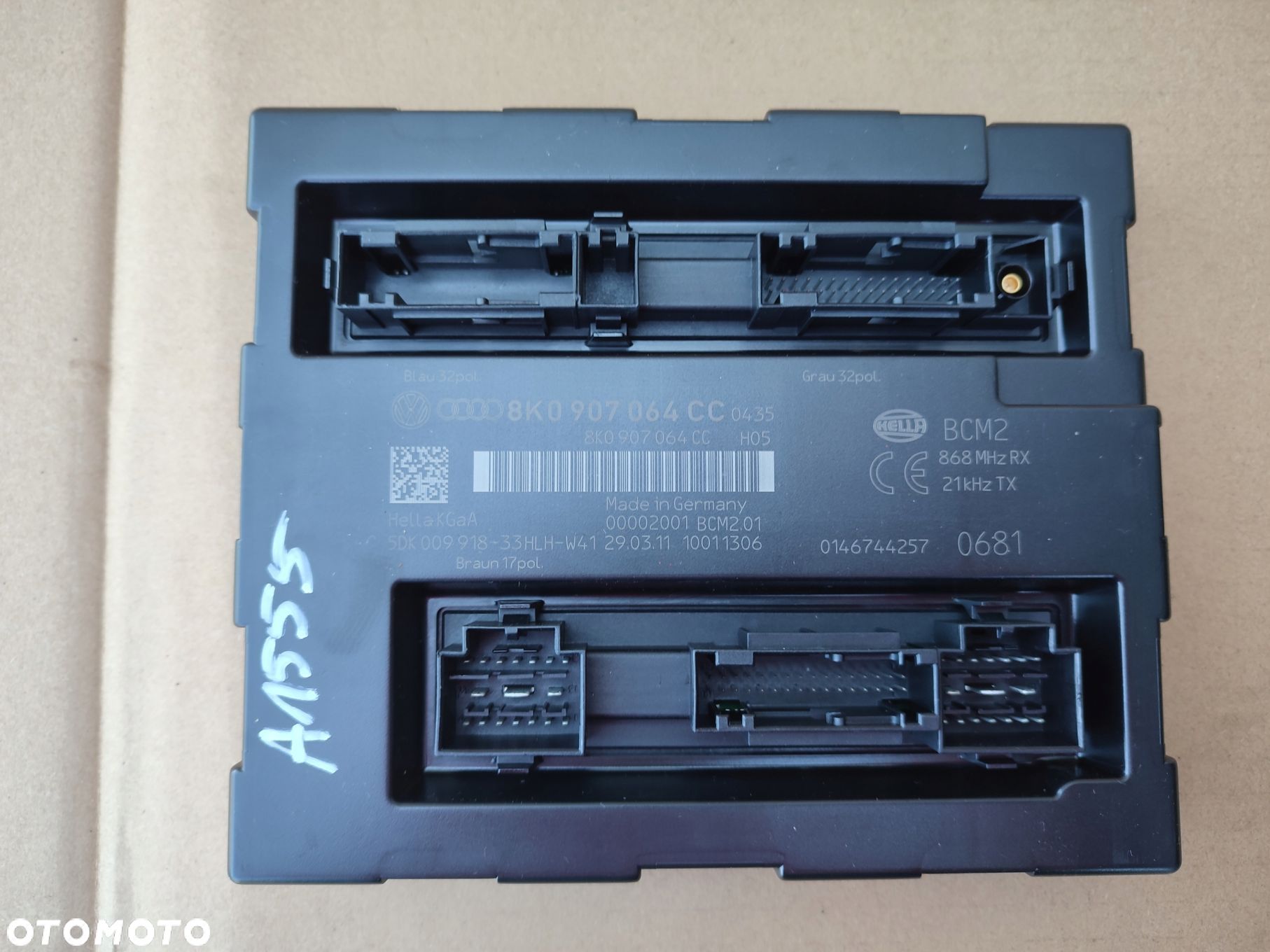 Moduł komfortu AUDI A4 B8 EUROPA 8K0907064CC ORYGINAŁ - 1