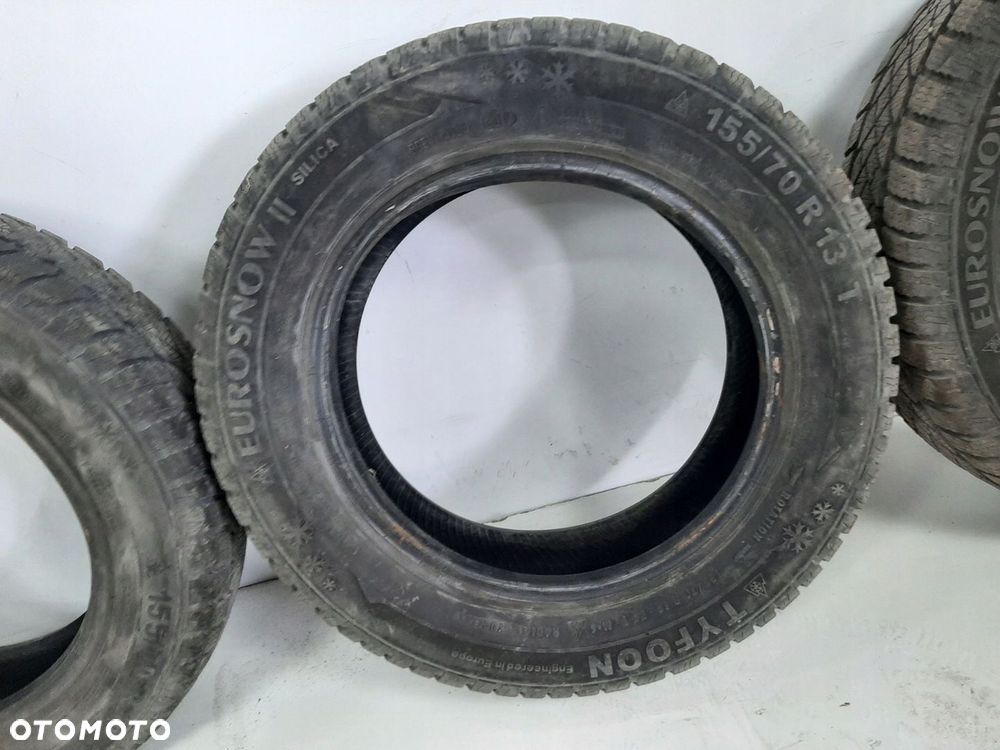 OPONY ZIMOWE TYFOON EUROSNOW II 155/70R13 75T DOT 2017 BIEZNIK 6MM - 10