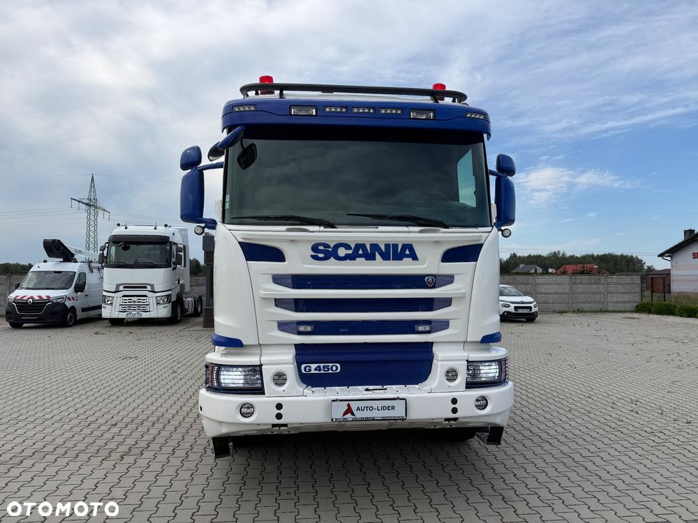 Scania G450 / WERSJA BUDOWLANA / NISKA KABINA / WYSOKIE ZAWIESZENIE / HYDRAULIKA / Z FRANCJI / STAN BDB / / / - 2