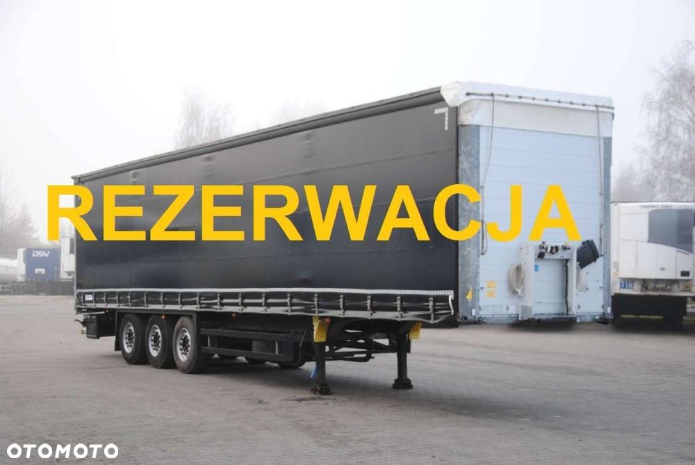 Schmitz Cargobull SCS kurtyna, podnoszona oś