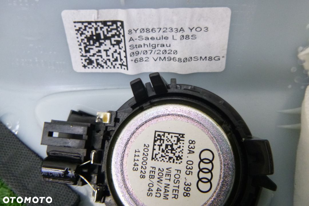AUDI A3 8Y SEDAN ELEMENTY TAPICERKI  8Y0 8Y4 8Y5 8V0 - 19