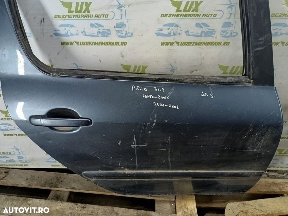 Usa portiera dreapta spate Peugeot 307 1 [2001 - 2005] - 3