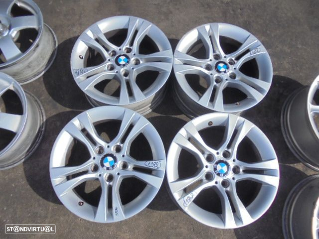 Jogo De Jantes 6780907 BMW  E90 FASE 2 2009 318D 143CV 4P PRETO 31 7Jx16 5X120 72MM - 4