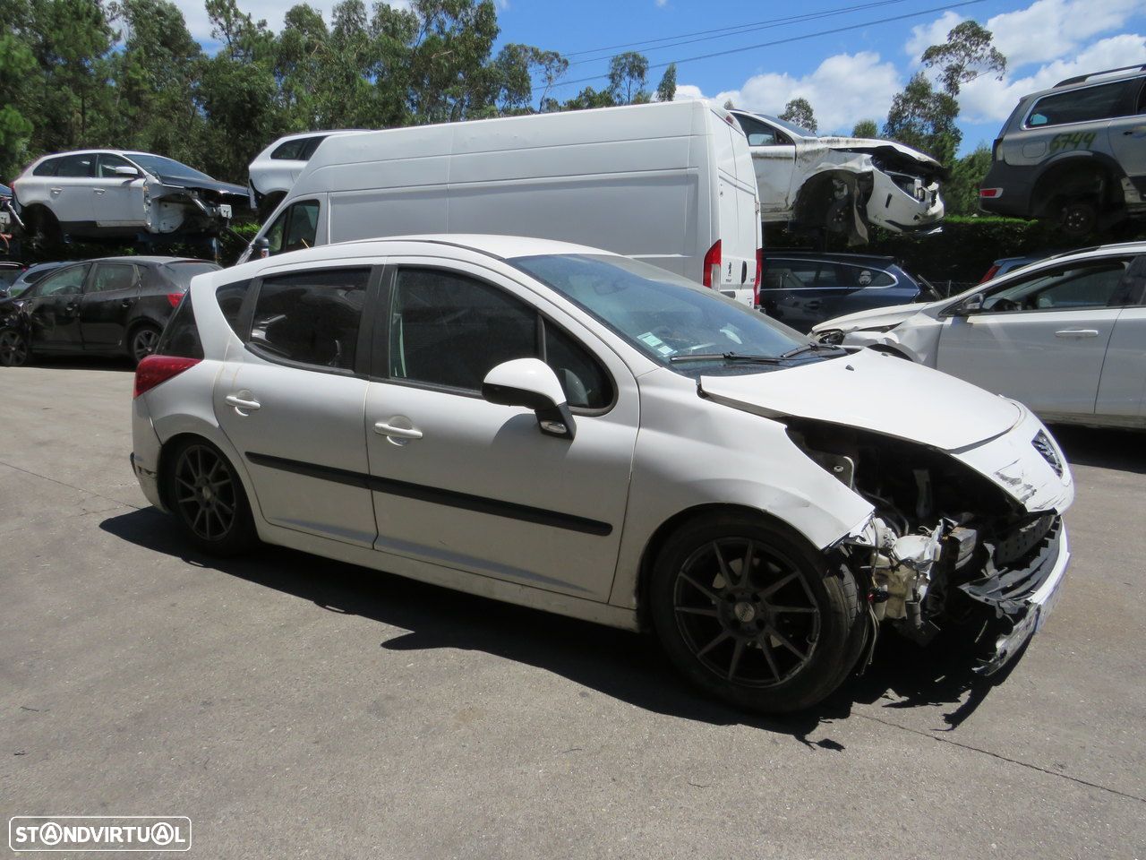 Peugeot 207 SW 1,6 HDI (90Cv) de 2009 - Peças Usadas (7895) - 1