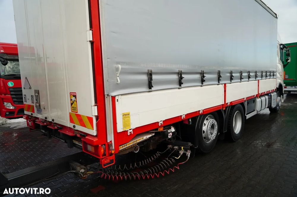 Volvo FH 460 / COMBINAT TANDEM / 120 M3 / TRAVERSE / DROPSIDE / I-PARK COOL / PODEA RESISTENTĂ / LIFT / AXE RIDICATĂ / DIRECȚIE - 11