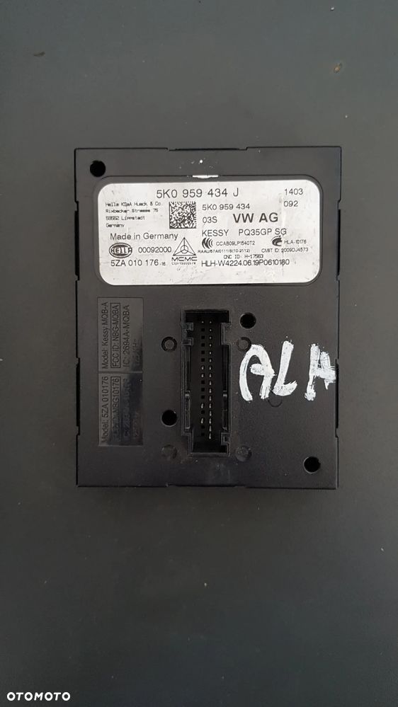 VW SEAT ALHAMBRA MODUŁ STEROWNIK KEESY 5K0959434J - 1