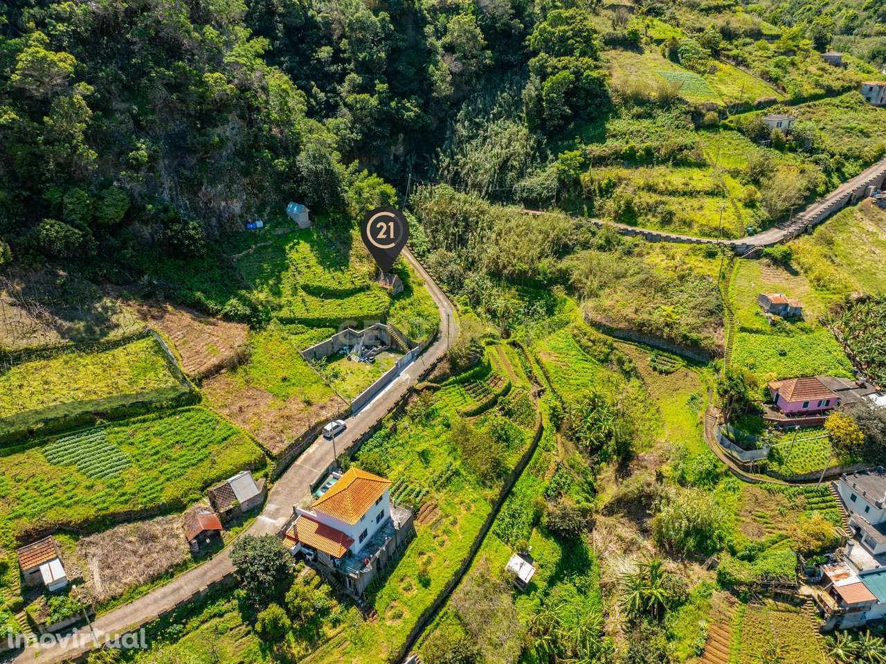 Terreno com Vista Mar e Natureza em Porto da Cruz - Grande imagem: 4/14