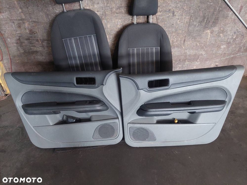 FOTELE KOMPLET LEWY PRAWY KANAPA TYŁ + BOCZKI FORD FOCUS MK2 II LIFT - 7