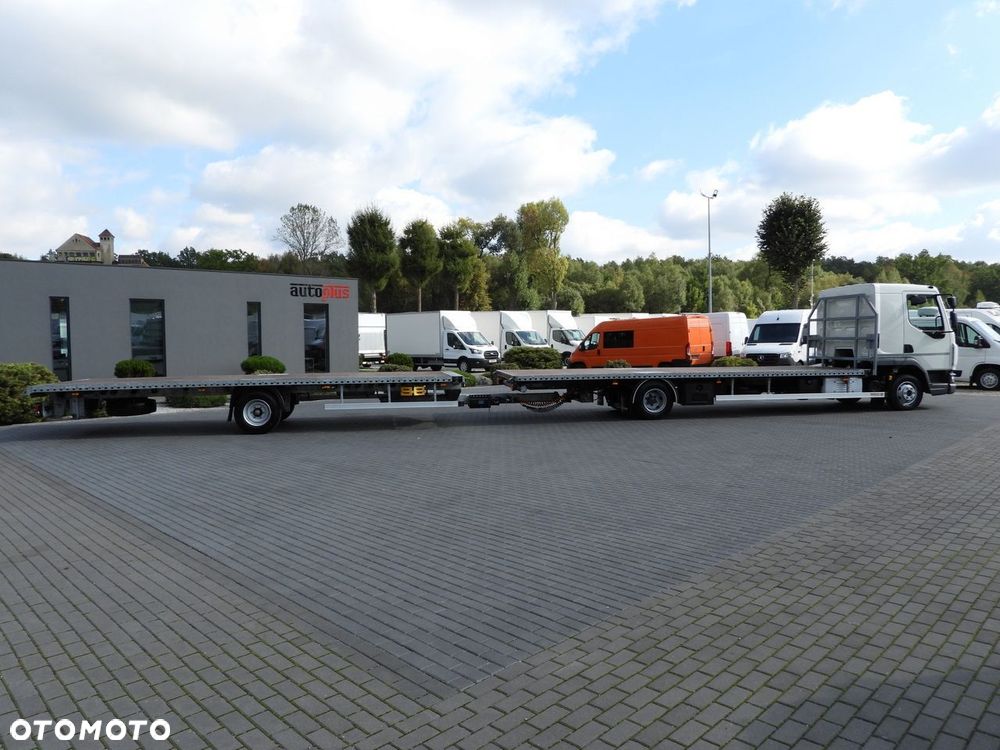 DAF LF 230 SKRZYNIA KONTENEROWIEC + PRZYCZEPA  WEBASTO TEMPOMAT LEDY PNEUMATYKA AUTOMAT  BLIŹNIACZE KOŁA KLIMATYZACJA  230KM - 28