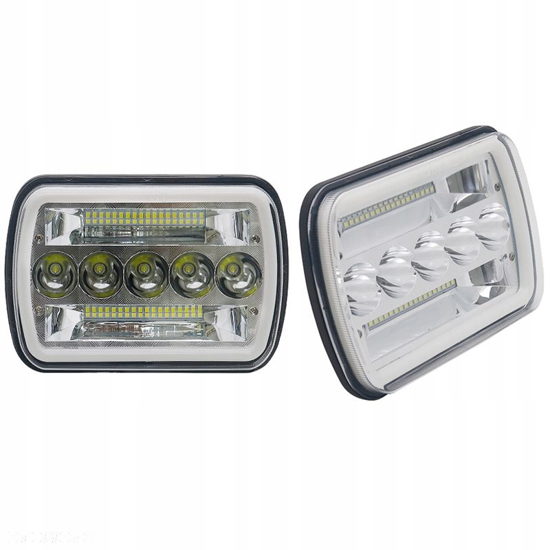 Lampy przednie LED Jeep Cherokee XJ Wrangler YJ - 2