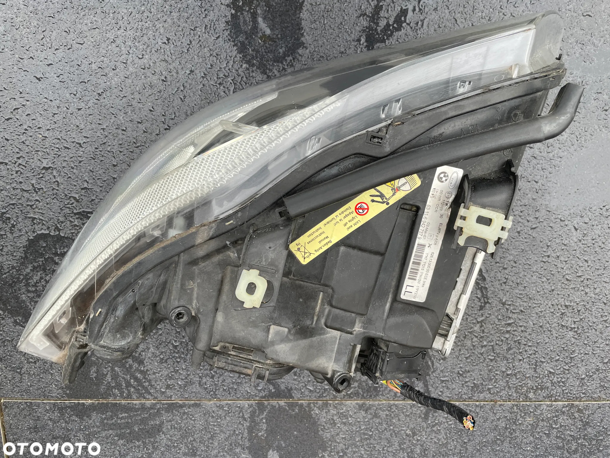 BMW 3 III E90 E91 LAMPA LEWA reflektor lewy XENON NIESKRĘTNY KOMPLETNA 6942737 - 3