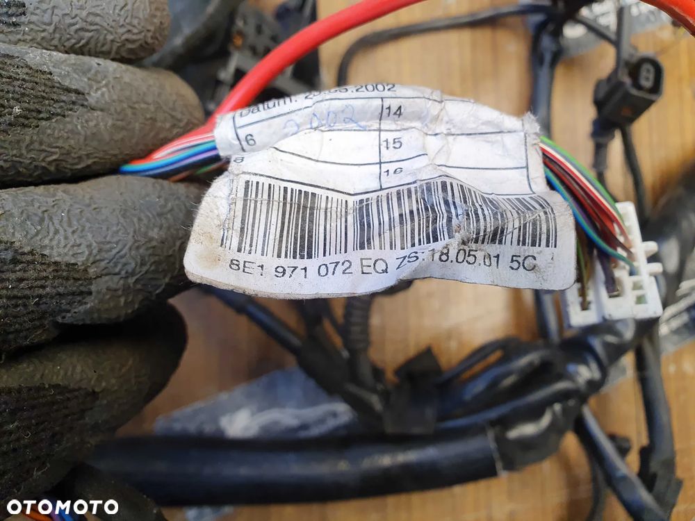 Wiazka 8E1971072EQ Instalacja Silnika 2.0 ALT 20V 130KM Europa Manual Audi A4 B6 - 23