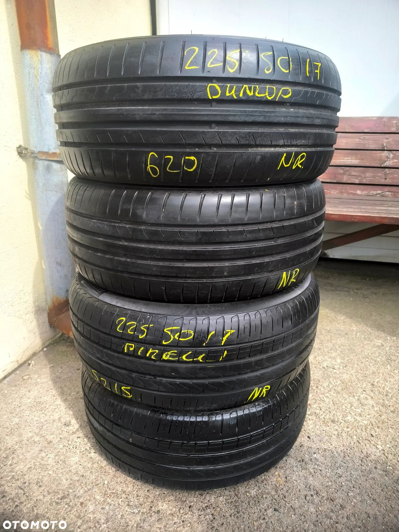 225/50R17 98Y Opony Letnie Lato DUNLOP SPORT BLURESPONSE PIRELLI CINTURATO P7 Legnica ALU-RAD 225/50 6mm - 1