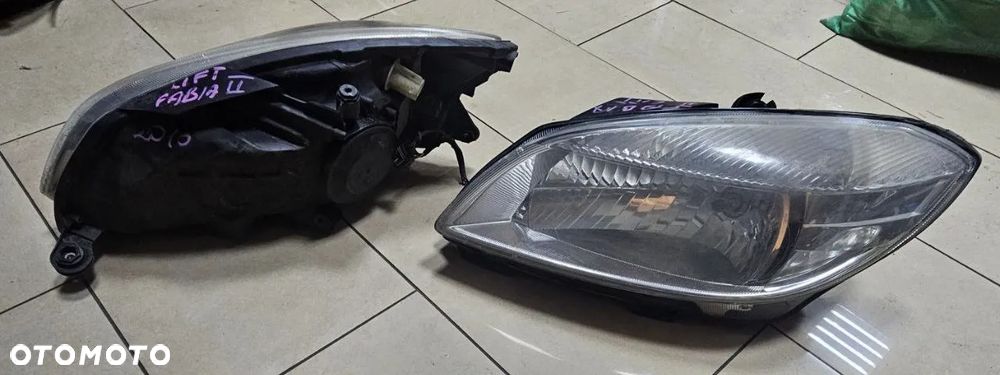 Lampy przednie / prawa  przód / Skoda Fabia II - 4