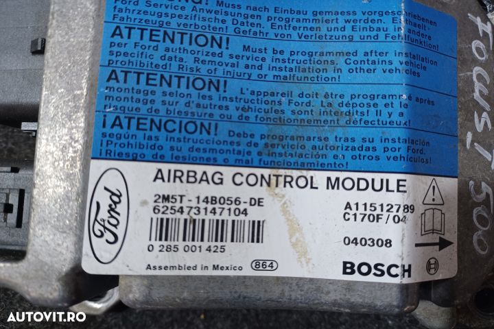 Calculator airbag 2M5T-14B056-DE Ford Focus 1 [1998 - 2004] wagon 5-u - 4