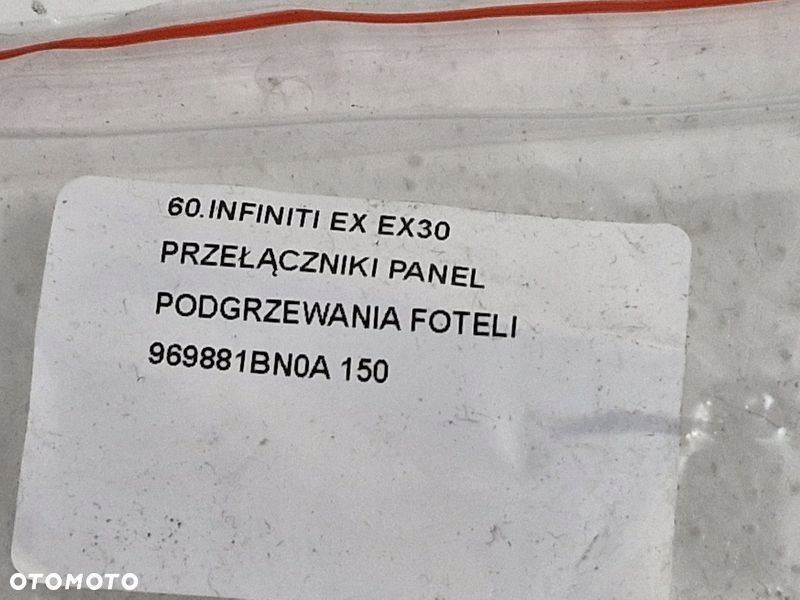 INFINITI EX EX30 PRZEŁĄCZNIK PANEL PODGRZEWANIA FOTELI 969881BN0A - 9