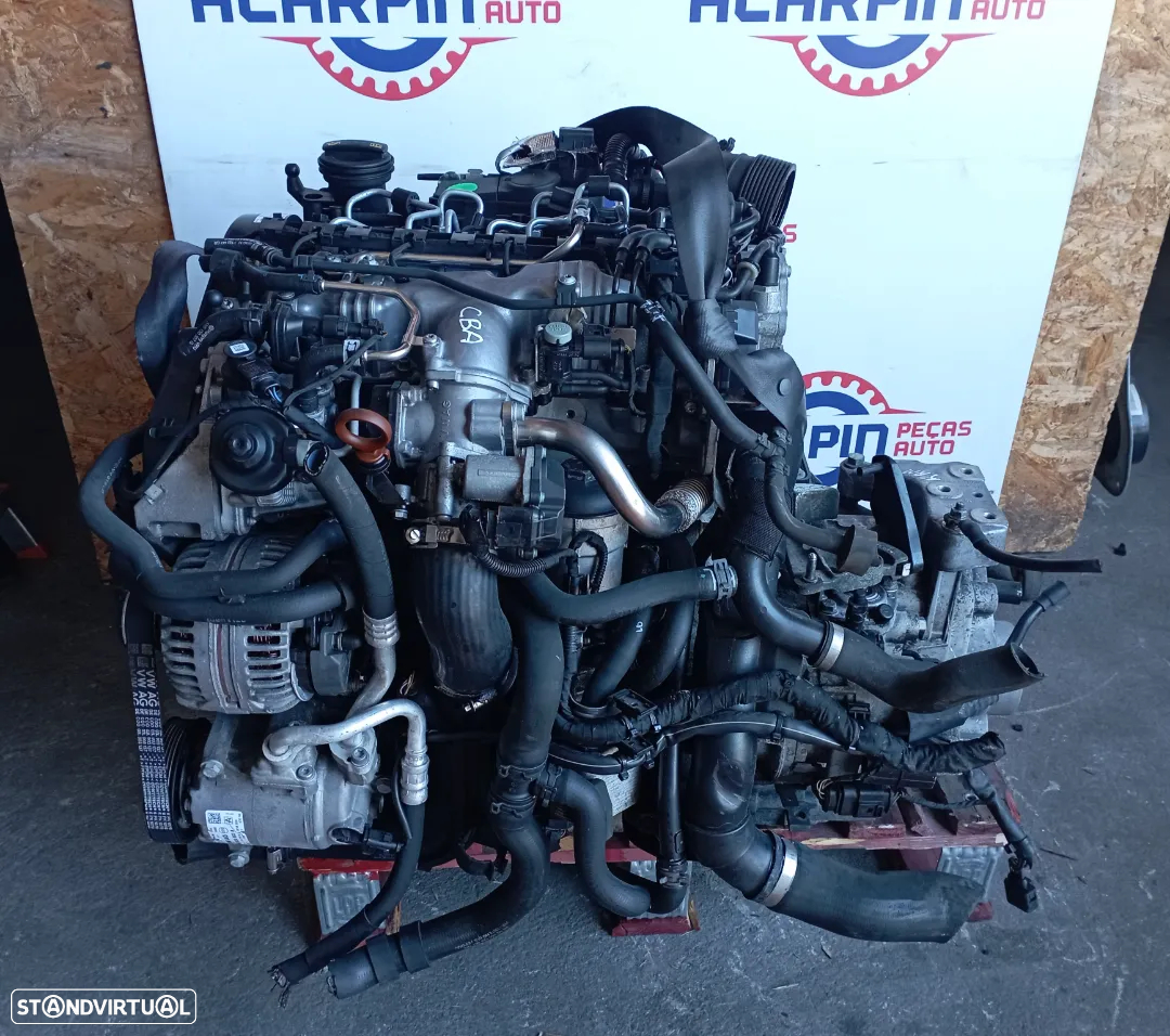 Motor VW Golf VI / Passat / Tiguan / Eos / Audi A3 8P 2.0 Tdi Ref. CBA - 2