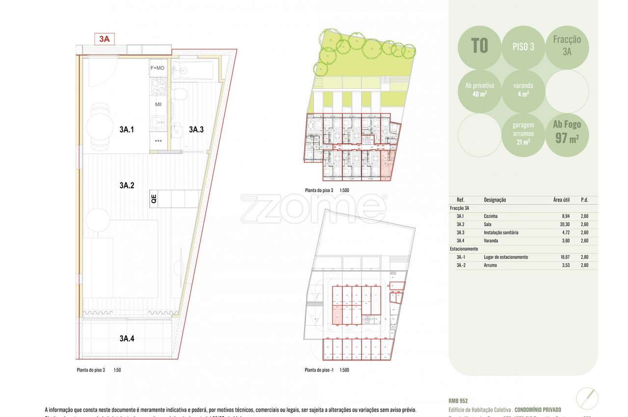 Apartamento T0 NOVO | R. Montes Burgos - Porto - Grande imagem: 5/5