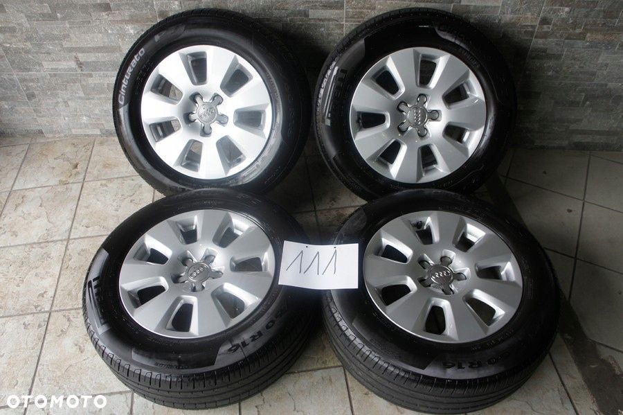 NR 111 Koła Lato Alufelgi AUDI A6 ,225/60/16 Pirellii P7 - 1