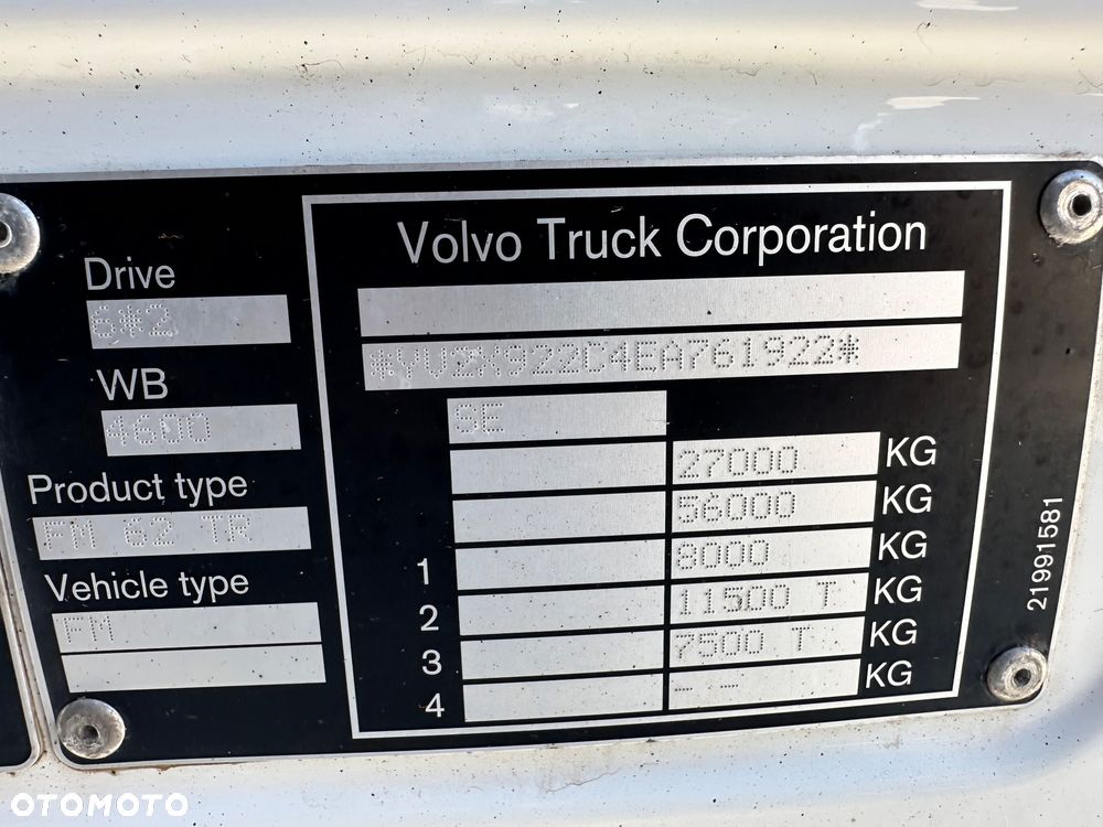 Volvo FM 400 6X2  320 TYS KM. KONTENER DRZWI BOCZNE - 26