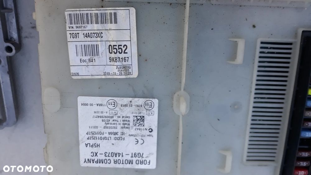 Moduł sterownik BSI Ford Mondeo MK4 Galaxy MK3 7g9t-14a073xc  Sterownik silnika 2.2 tdci 0281014832 8g91-12a650-en - 2