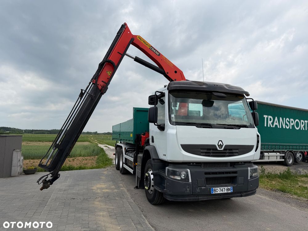 Renault PREMIUM LANDER 380 DXI 6X4 // DŹWIG HDS PALFINGER PK15500 RADIO PILOT // - 4