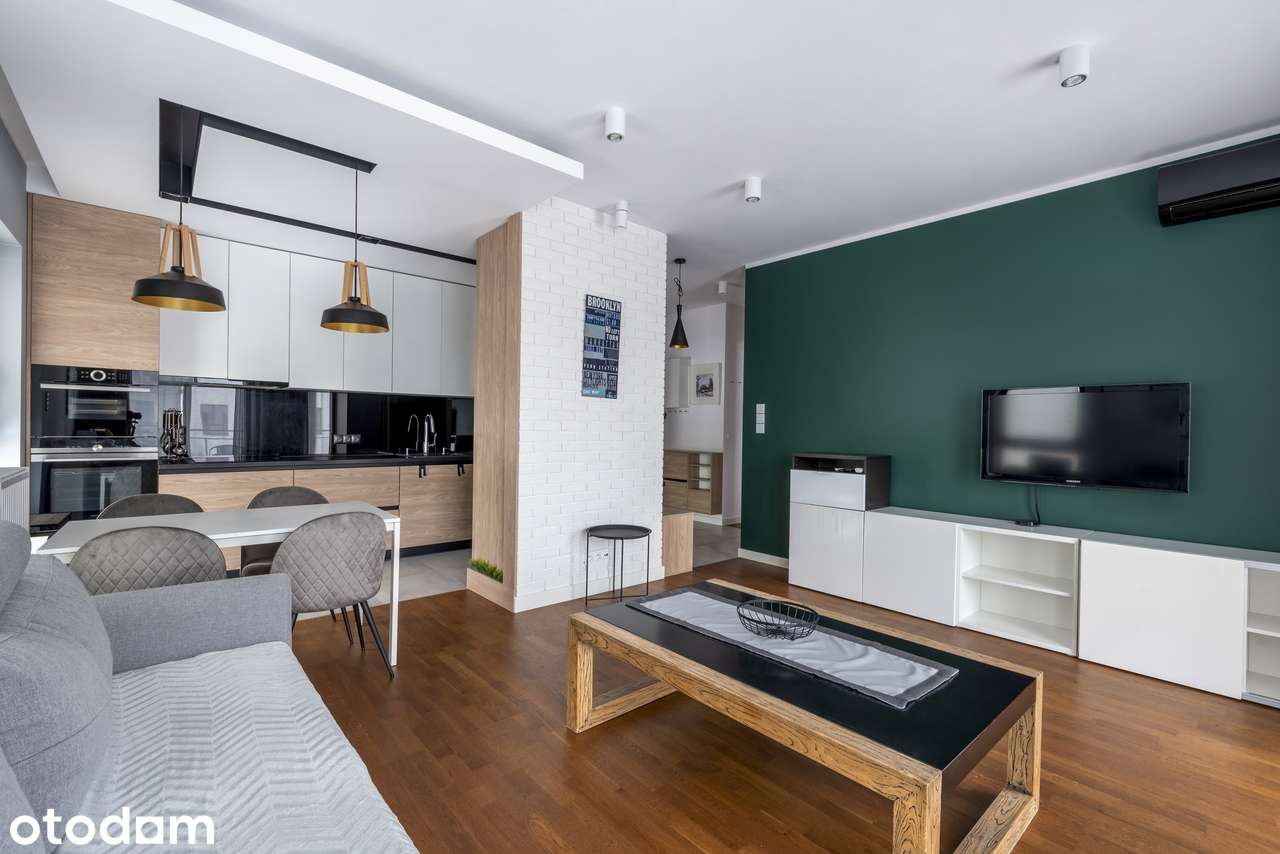 Luksusowy apartament 71 m² z klimatyzacją | Miasteczko Wilanów