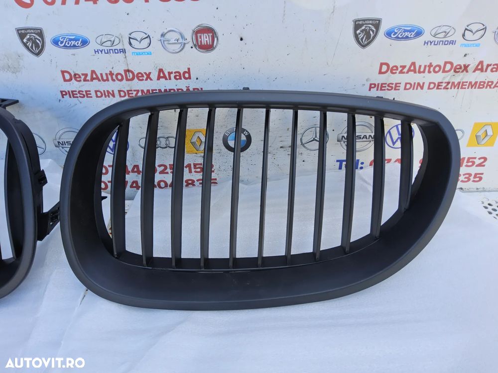 Grile capota BMW E60 an 2003-2009 grile nări capota negru mat BMW seria 5 e60 - 6