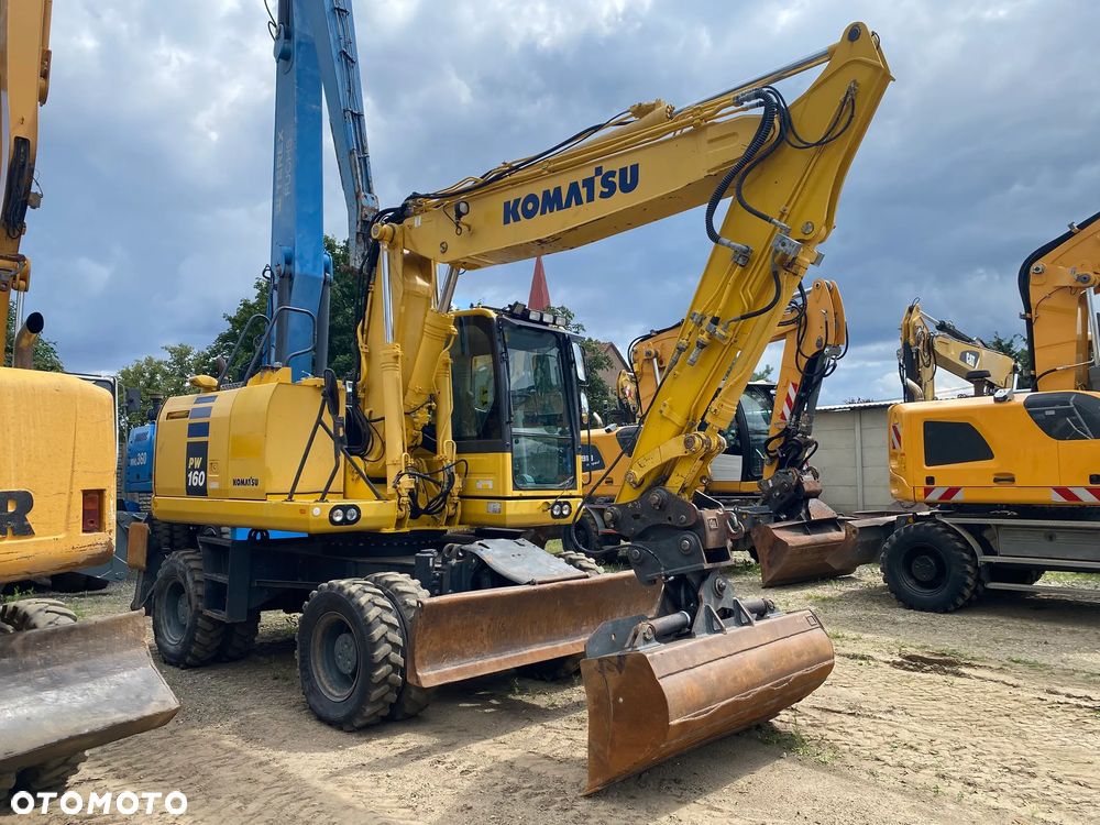 Komatsu PW160-10, 2017 ROK, PODPORY + PŁUG, DŁUŻSZY ZASIĘG, - 1