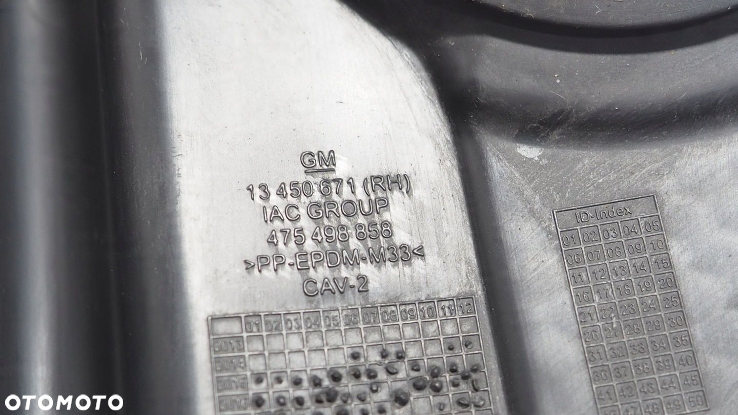 Opel Corsa E kratka zderzaka prawa przód 13450671 - 4