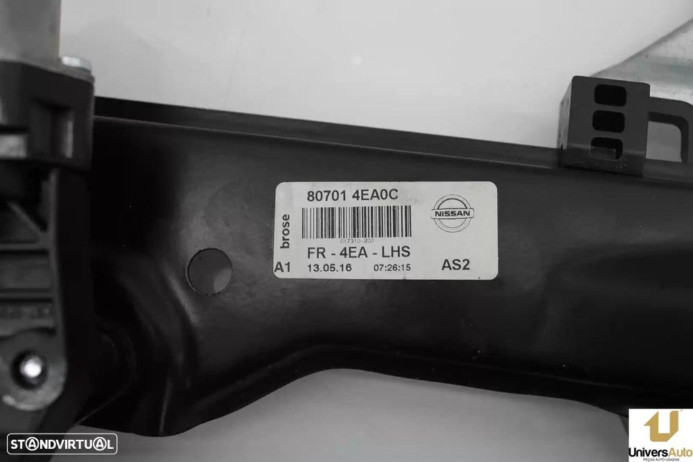 ELEVADOR DE VIDRO FRONTAL ESQUERDO NISSAN QASHQAI II TODO TERRENO, FECHADA 2016... - 4
