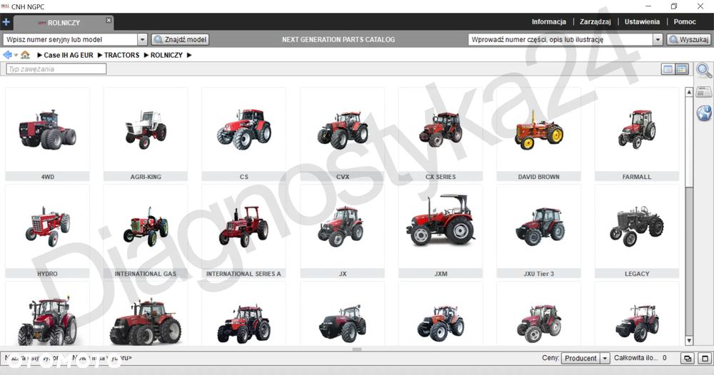 LAPTOP PAKIET Katalogów AGRO Maszyny Rolnicze Agco John Deere CNH FULL - 2