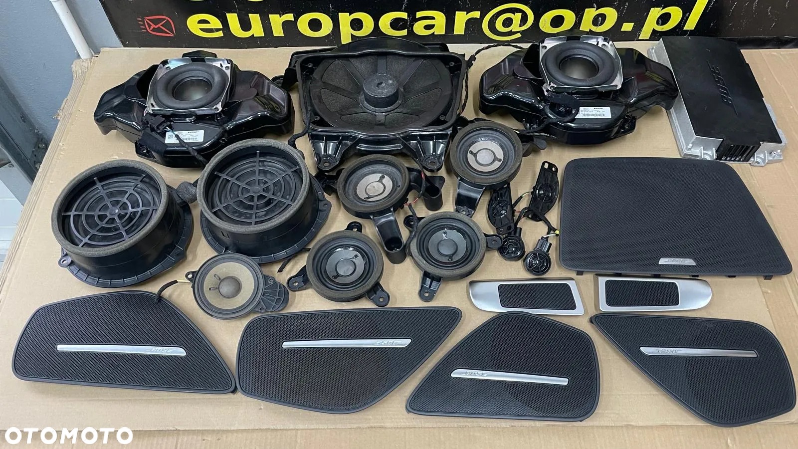 AUDI A8 D4 GŁOŚNIKI NAGŁOŚNIENIE WZMACNIACZ BOSE 4G0035223B KOMPLET - 3