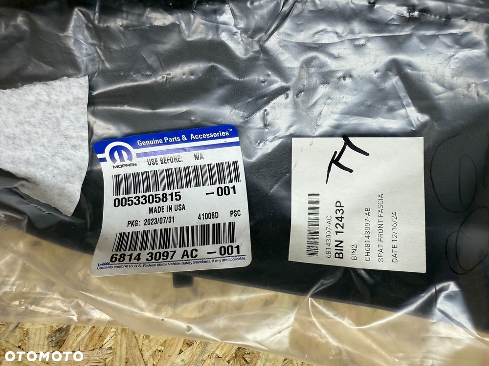 JEEP GRAND CHEROKEE LISTWA OZDOBNA ZDERZAKA Z PRZODU LEWA OE K68143097AC - 5